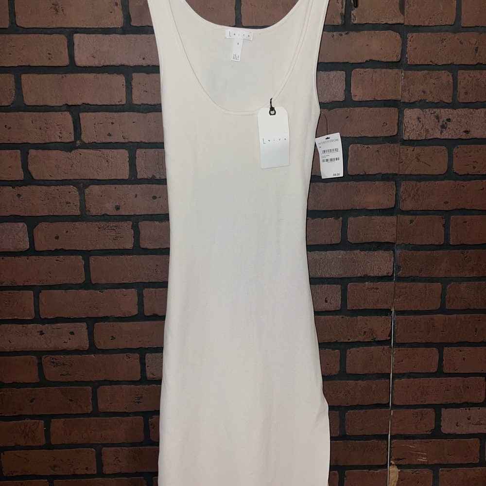 Leith long white dress